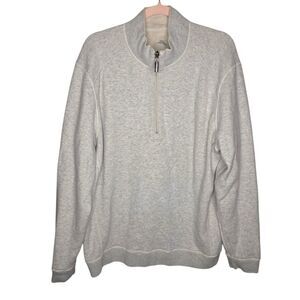 Tommy Bahama Men's Flip Side Reversible Quarter Zip Sweatshirt Top Size XL